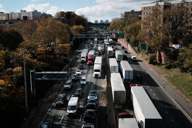 Gros camions aux USA