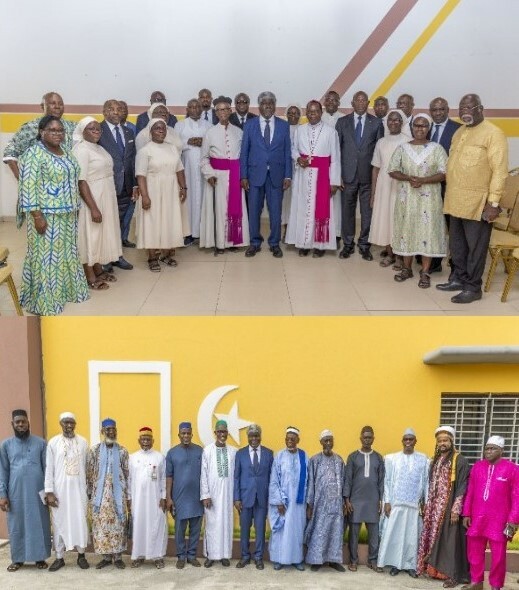 Mambé visite les religieux