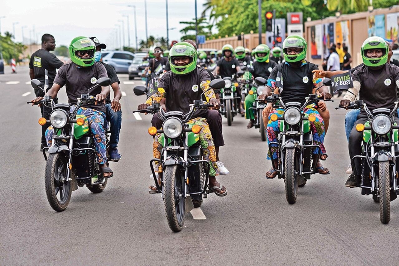Motos au Bénin