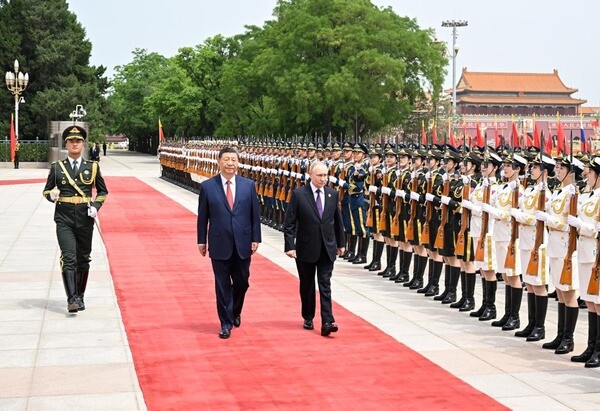 Putine en Chine
