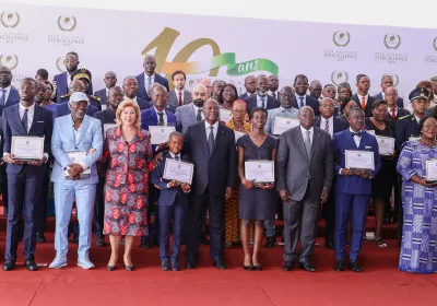 Images de de la 10ème Journée Nationale de l'Excellence à Abidjan