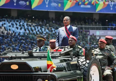 Le vice-président Tiémoko M. Koné à l'investiture du président congolais Denis Sassou Nguesso