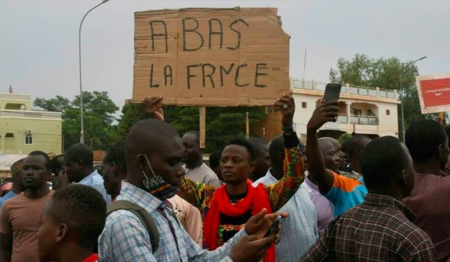 Manif anti francais