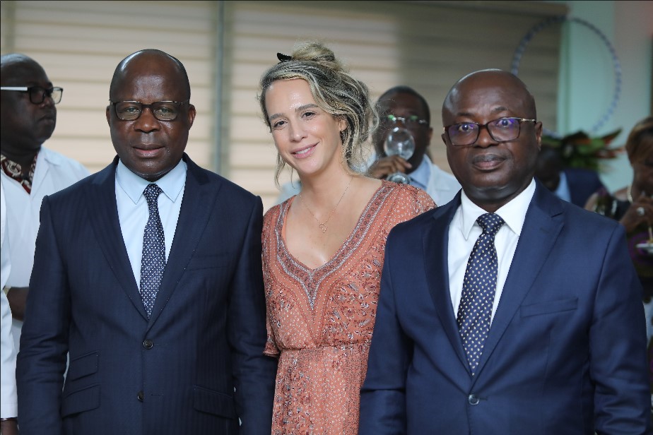 Eva Peled with the Minister of Health